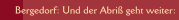 Bergedorf: Und der Abriß geht weiter: